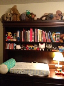 My son's room is coming together.