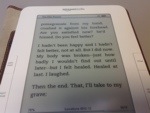 The Kite Runner on a Kindle